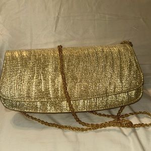 Purse. Gold and simple.